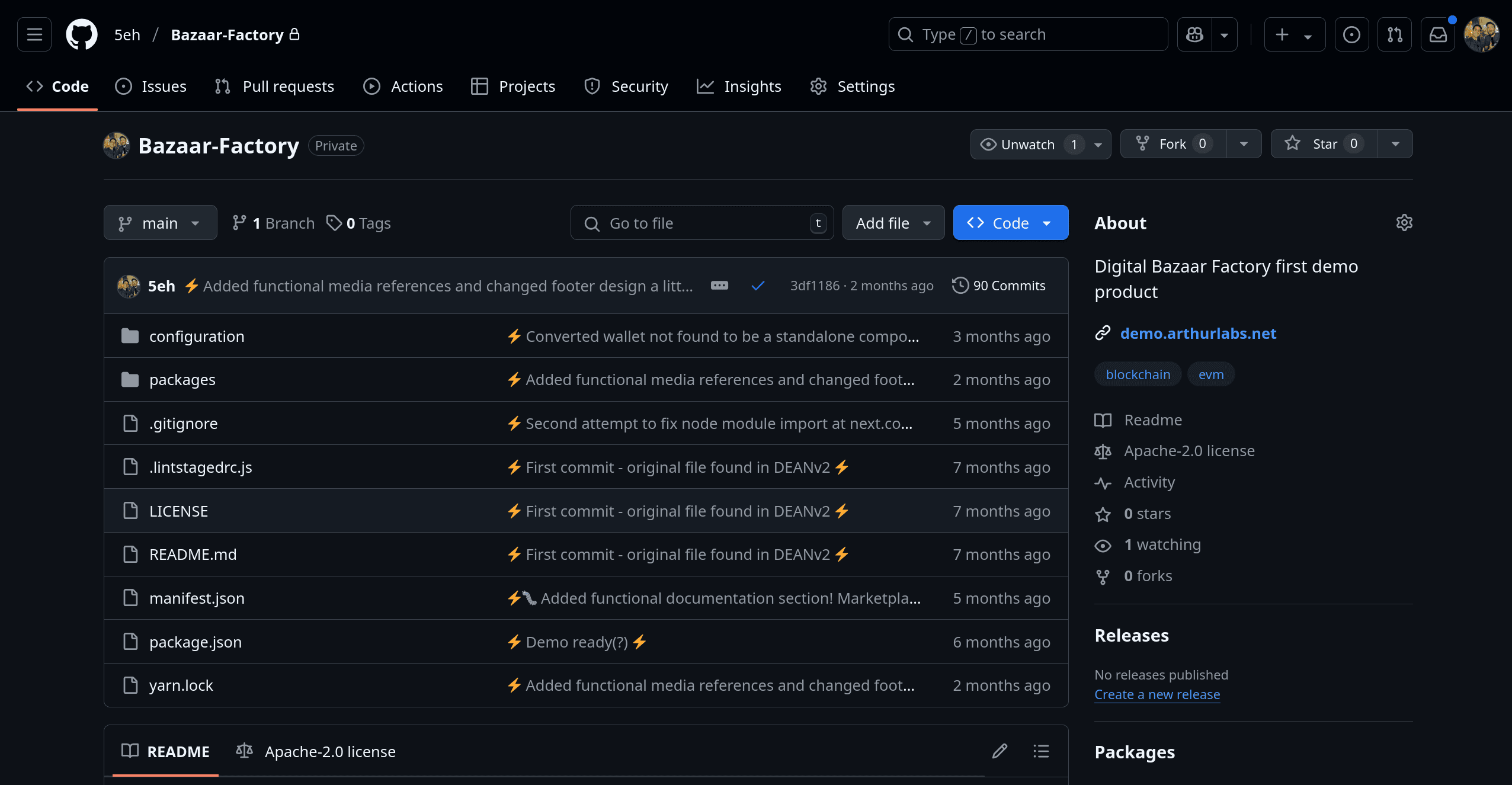 Bazaar System Interface
