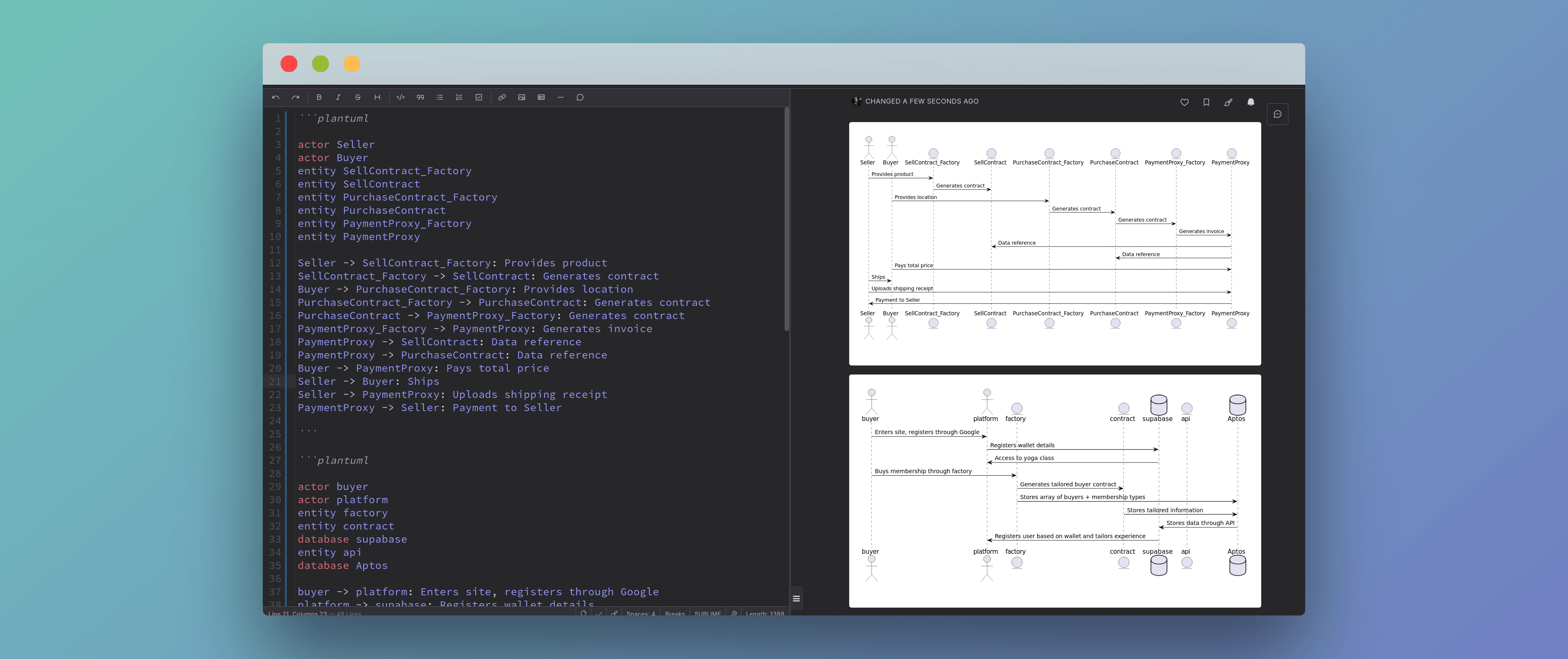 Process visualization